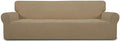Easy-Going Stretch 4 Seater Oversized Sofa Couch Cover Tan