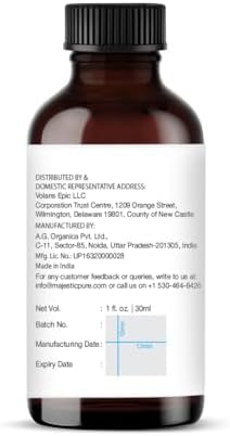 Majestic Pure Essential Oil with Glass Dropper - 100% Pure and Natural - Essential Oils for Diffuser, Aromatherapy, Soap and Candle Making, Rose Essential Oil, Rose Oil, 1 Fl Oz