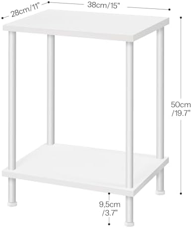 HOOBRO End Table, Small Side Table, Nightstand for Small Spaces