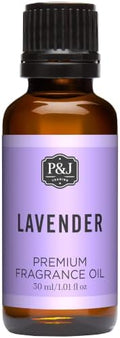 P&J Fragrance Oil | Lavender Oil 30ml - Candle Scents for Candle Making, Freshie Scent, Soap Making Supplies, Diffuser Oil Scents