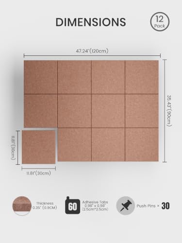 Felt Bulletin Board & Cork Board Alternative 48" x 36"
