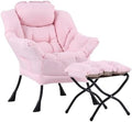 LITA Lazy Chair with Ottoman, Comfy Accent Reading Chair