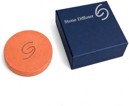 Terracotta Stone Diffuser Handcrafted Natural Ceramic Passive Diffuser for Long Lasting Aromas Perfect for Small Spaces Desks Cars and More, Reusable Portable Thoughtful Gift for Loved Ones