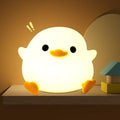 OkiyiD Duck Night Light, Cute Duck Gift for People, Dormitory Decorative Light, ABS+SIL, Touch Control, Portable Rechargeable Dimmable, Best Choice for Gift Giving (DoDo Duck)