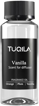 Vanilla Oil Essential Oils for Waterless Diffuser 120ml / 4.1Fl.Oz