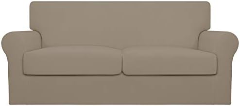 Easy-Going Stretch Oversized Loveseat Couch Cover for 2 Cushion Washable