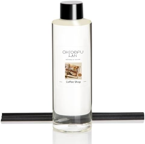 Chloefu LAN Coffee Shop Diffuser Oil Refill, Warm Scent, 200ml/6.76 fl oz
