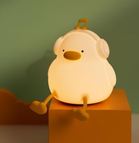 Cute Duck Night Light, LED Squishy Novelty Duck Lamp, Cool Gifts for Duck