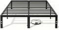 DUMOS King Bed Frames, 14 Inch Height Metal Platform Bed Frame