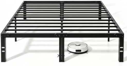 DUMOS King Bed Frames, 18 Inch Height Metal Platform Bed Frame