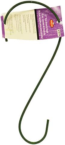 Perky-Pet 12-Inch Metal Hanging Hook for Bird Feeders, Hanging Baskets, and Outdoor Garden Decor - 67A - Rust Resistant Finsih - 35 lb Weight Limit - Hook for Bird Feeders Outdoors