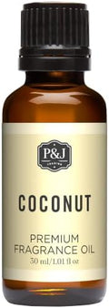 P&J Trading - Coconut Scented Oil 30ml - Fragrance Oil for Candle Making, Soap Making, Diffuser Oil