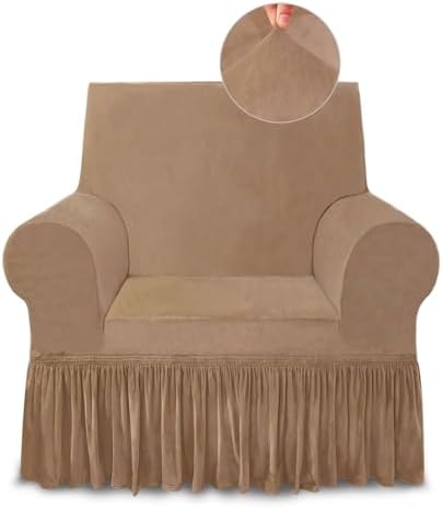 Coffee Armchair Covers Arm Chair Cover Armchair Slipcovers with Skirt