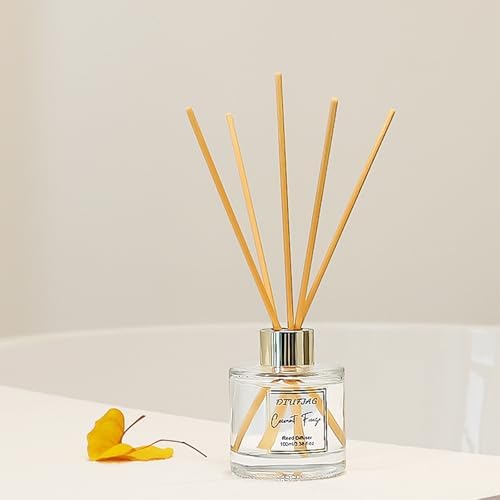 100ml Scent Diffuser with 6 Fiber Sticks, 3.5 oz Reed Diffuser Set