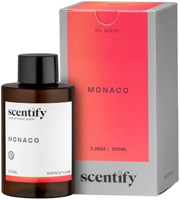 Scentify Monaco Aroma Oil Refill for Diffusers, 100ml / 3.38 fl oz
