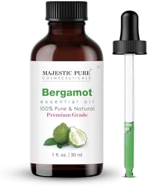 Majestic Pure Bergamot Essential Oil for Diffuser - 1 fl oz