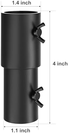 Designed for Bird Buddy – Pole Mount Adapter for Bird Feeder with Camera, 180° Swivel Design, Easy Setup, Attaches Securely to Feeder Pole, Metal Accessory