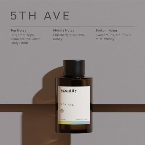 Scentify 5th Ave Aroma Oil Refill for Diffusers, 25ml / 0.85 fl oz