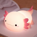 OkiyiD Axolotl Gifts, Cute Axolotl Night Light for Kids, Animal Silicone Nursery Night Lamp, Cute Room Decor Night Light for Kids Girls Boys Birthday Gifts