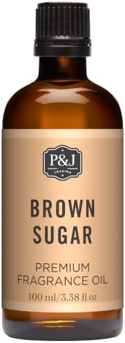 P&J Trading - Brown Sugar Scented Oil 100ml - Fragrance Oil for Candle Making, Soap Making, Diffuser Oil