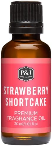P&J Trading Fragrance | Strawberry Shortcake Oil 30ml - Candle Scents for Candle Making, Freshie Scent, Soap Making Supplies, Diffuser Oil Scents