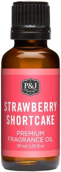 P&J Trading Fragrance | Strawberry Shortcake Oil 30ml - Candle Scents for Candle Making, Freshie Scent, Soap Making Supplies, Diffuser Oil Scents