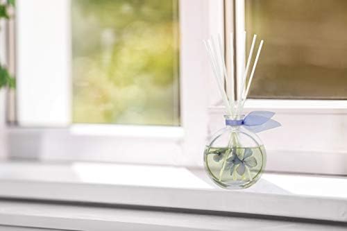 Reed Diffuser Set, English Garden Scented Oil Diffuser with Sticks, Home Fragrance Accessories for Bathroom Shelf Decor, Aroma Diffusers for Home or Office Desk, USA Made