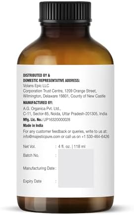 Majestic Pure Lavender Essential Oil for Diffuser - 4 Fl Oz (Pack of 2)