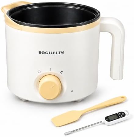 SOGUELIN Wax Melting Pot for Candle Making with Pouring Spout