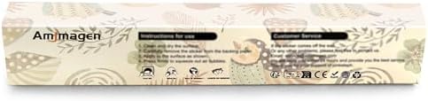 Jungle Animal Wall Stickers for Baby: Peel and Stick Safari Vinyl Wall Decals for Boys Nursery Girls Room Kids Bedroom Walls Art Decor - Ages 0-12 Years