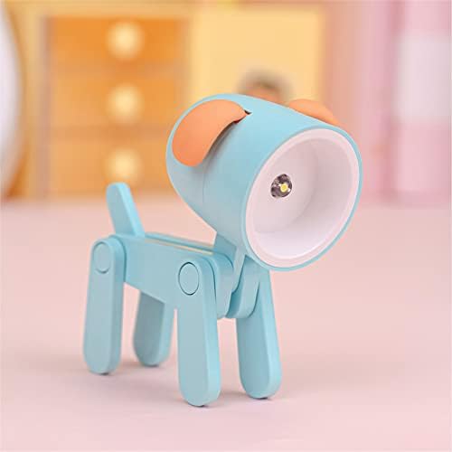 Cute Night Light for Kids, Adorable Mini Led Table Desk Lamp, Decorative Lamp Nightstand, Animal Pet Nightlights, Christmas Decorate Birthday Gifts for Children, Students (1 x Blue Dog)