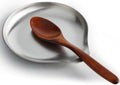 VanlonPro Stainless Steel Spoon Rest, Spatula Ladle Holder, Stainless Steel Utensil Spoon Rest Holder, Brushed Finish, Dishwasher Safe 5.9 x 5.1 Inch (Round Silver 1PC)