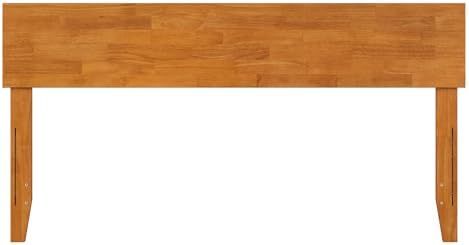 AFI, Orlando Queen Adjustable Modern Wood Panel Headboard, Light Toffee