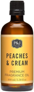 P&J Fragrance Oil - Peaches & Cream Scented Candle, 100ml