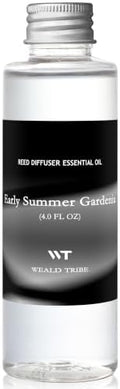 Reed Diffuser Oil Refill with 6 Sticks Early Summer Gardenia Scent 4 FL OZ