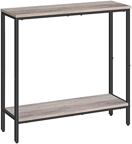 HOOBRO 29.5" L Narrow Console Table, 8.7" D Small Entryway Table