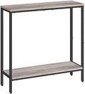 HOOBRO 29.5" L Narrow Console Table, 8.7" D Small Entryway Table