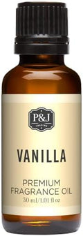 P&J Fragrance Oil - Vanilla 30ml - Candle Scents, Soap Making, Diffuser Oil, Aromatherapy
