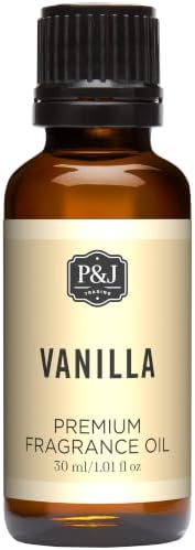 P&J Fragrance Oil - Vanilla 30ml - Candle Scents, Soap Making, Diffuser Oil, Aromatherapy