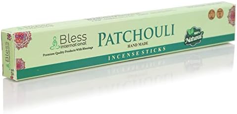 Bless-Organic-Patchouli 100%-Natural-Handmade-Incense-Sticks