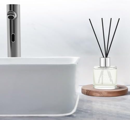 3 Pack Fragrance Reed Diffusers, 50ML Clean Linen Cotton Citrus Orange