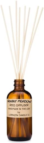 Rainy Meadow Reed Diffuser Set | Handmade in the USA by American Workers | Lasts For 2-3 Months |
