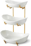 3 Tier Fruit Basket, Ceramic Fruit Bowl for Kitchen Counter 6
