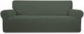 Easy-Going Stretch Couch Covers for Sofa Washable Large Olive Green