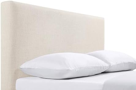 Coaster Pirro King and Cal King Upholstered Panel Headboard, Sand 315980K