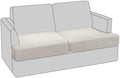 PrinceDeco Stretch T Cushion Loveseat Slipcover,Washable,Pet-Friendly,Ivory