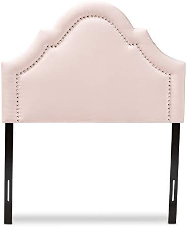 Baxton Studio Headboards, Twin, Light Pink