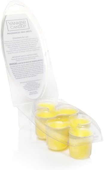 Yankee Candle Scented Wax Melts for Wax Warmers, Long Lasting Home Fragrance, Odor Eliminating Wax Cubes (Sicilian Lemon)