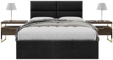 Vänt Wall Mounted Headboard Panels, Queen/Full, Weave Steel