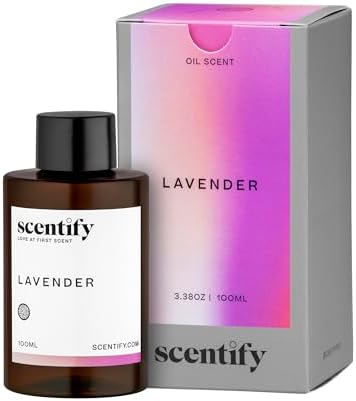 Scentify Lavender & Musk Aroma Oil Refill for Diffusers, 100ml / 3.38 fl oz